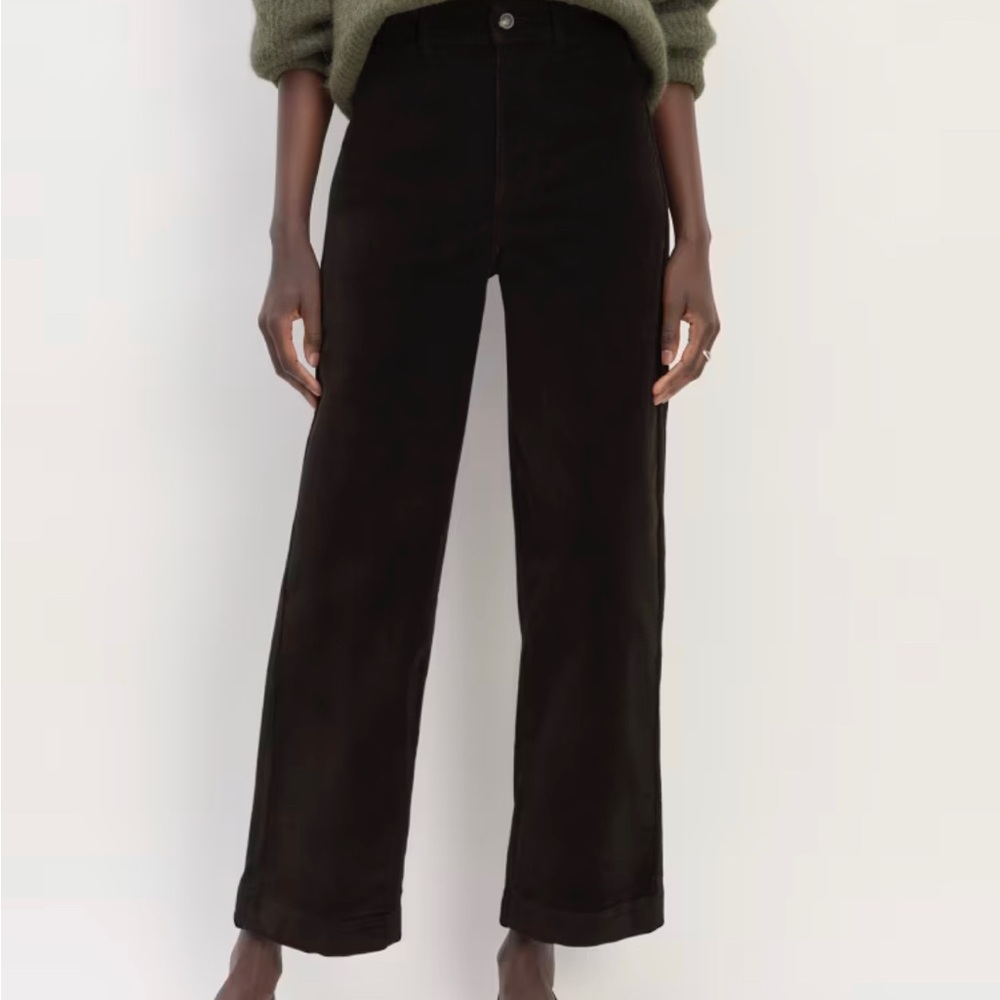 Everlane wide leg corduroy pants size 0